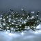 LED Vánoční řetěz Noel zelený 4m vnitřní studená bílá
