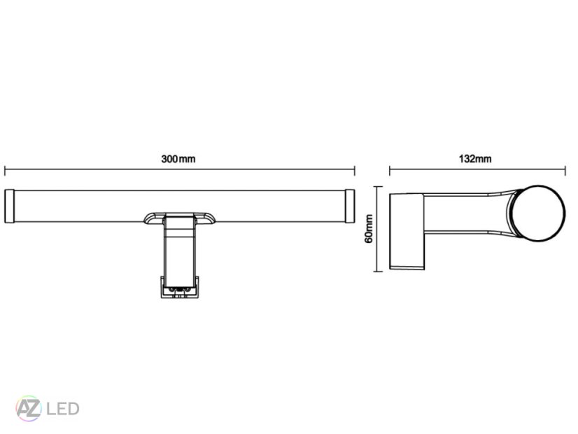 LED svítidlo do koupelny LNL7720/WH 8W 4000K