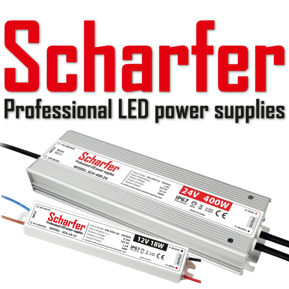 LED zdroje Scharfer