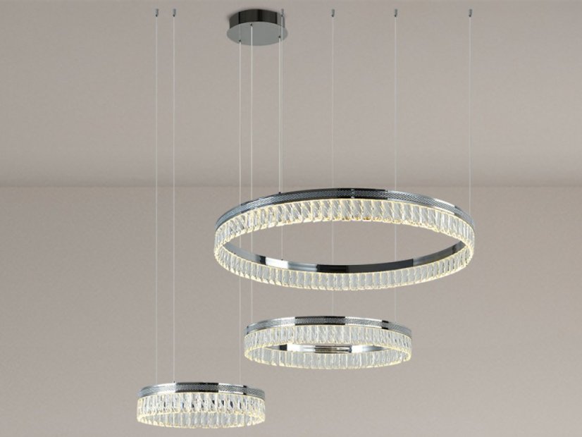 THALIA křišťálový závěsný lustr - N2106