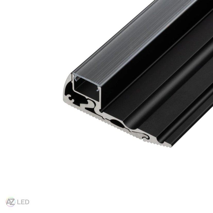 Schodišťový LED profil - ST2 černý