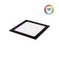 LED panel vestavný čtvercový černý 24V 18W RGBCCT 174x174mm