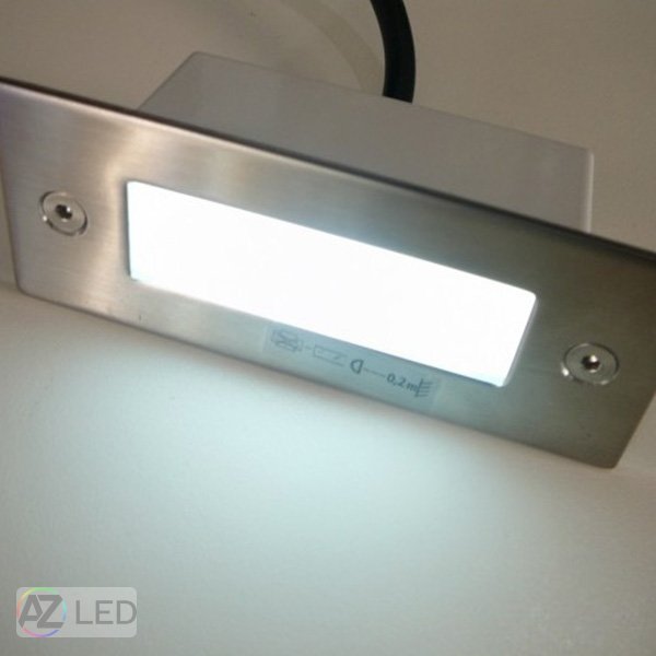 LED vestavné svítidlo TAXI SMD P C/M čtverec - Barva světla: Denní bílá
