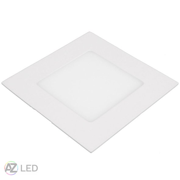 LED panel čtverec do podhledu 6W 120x120mm - Barva světla: Denní bílá
