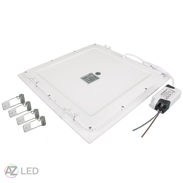 LED panel čtverec do podhledu 24W 300x300mm - Barva světla: Denní bílá