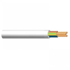 Kabel CYSY 3x0,75 kulatý bílý