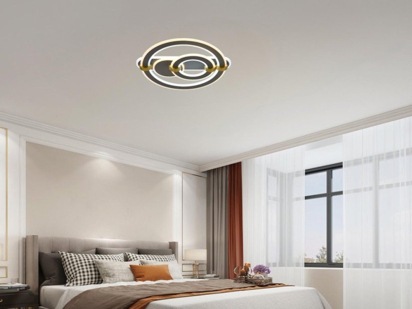 LED stropní svítidlo s dálkovým ovladačem 120W - J3341/S