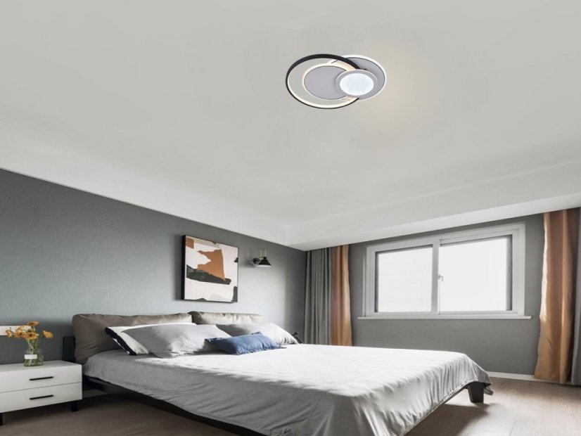 LED stropní svítidlo s dálkovým ovladačem 80W - J1333/W
