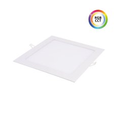 LED panel vestavný čtvercový bílý 24V 27W RGBCCT 225x225mm