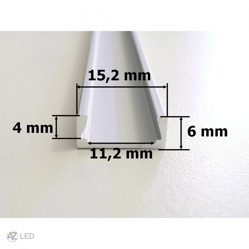 Nástěnný LED profil - NPM2 - Délka: 1000 mm