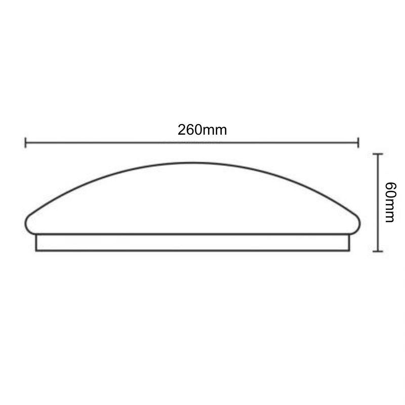 LED svítidlo OPAL s PIR 12W / 4000K / PIR - LCL421P