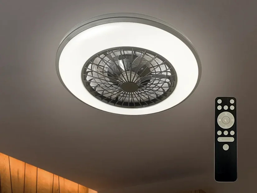 LED svítidlo OPAL + stropní ventilátor + dálkový ovladač 48W - LCL6341