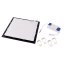 LED panel BSN24 čtvercový 24W 300x300mm černý - Barva světla: Teplá bílá