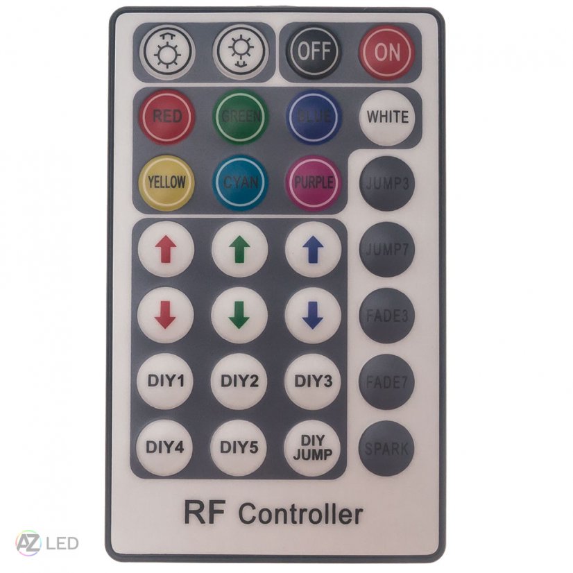 Dálkový ovladač na RGB LED pásky RGB-RF6-28B ovladač