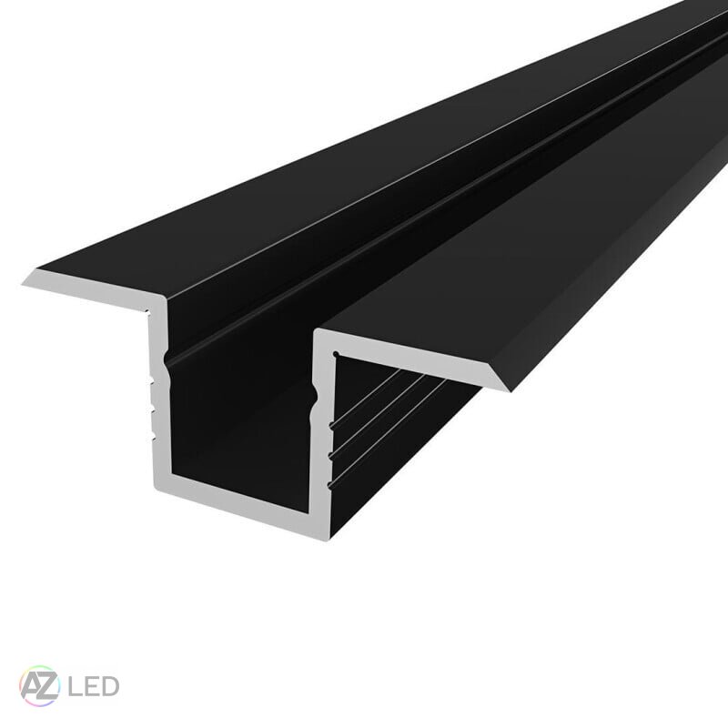 Vestavný LED profil - P6-4 mini černý
