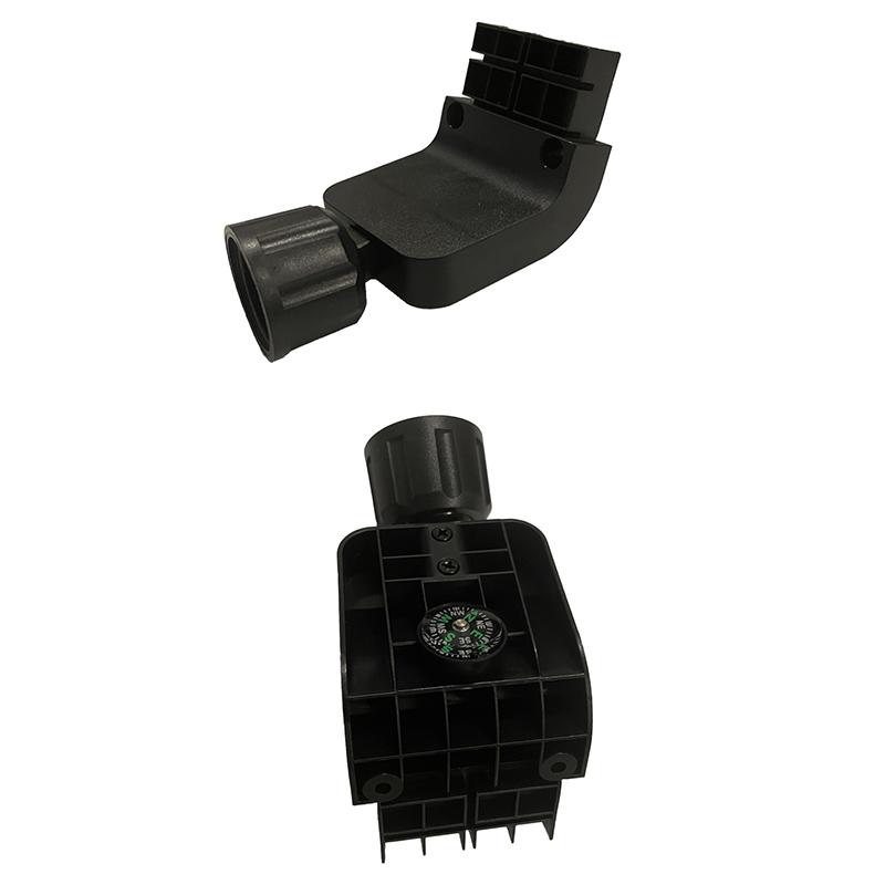 LED černé vnější solární svítidlo se senzorem 12W 3000K - 4100K - 6500K LS023