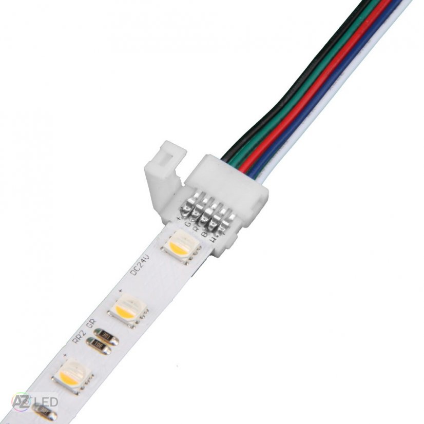 RGBW spojka click 10mm s kabelem