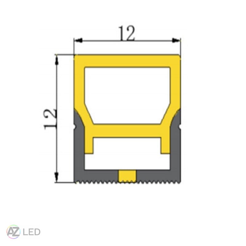 Silikonový profil NEON H1212 vysoký