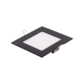 LED panel BSN6 čtvercový 6W 120x120mm černý
