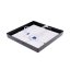 LED panel BPS24 čtvercový 24W 30x30cm černý - Barva světla: Teplá bílá