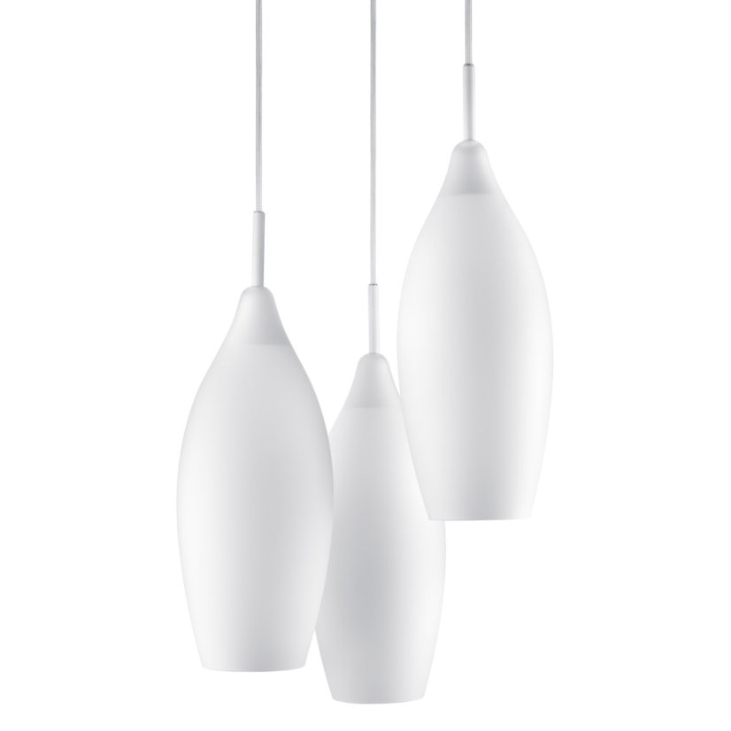 Závěsné LED svítidlo Lora E14 bílá - VYSTAVENO