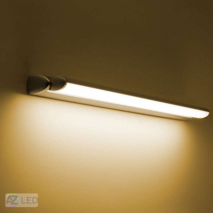 LED nástěnná zářivka Lamine 11W 790lm 3000K šedá