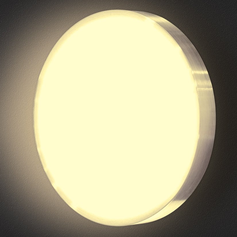 LED svítidlo 18W LENS PP TRICOLOR 345mm s MV čidlem ze strany denní bílá