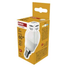 LED žárovka Emos Basic E14 Mini Globe 8,8W