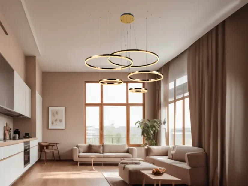 LED závěsné svítidlo s dálkovým ovladačem 220W - J4372/G
