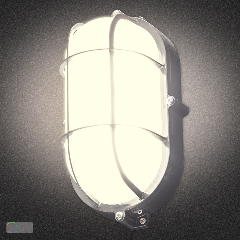 LED svítidlo TURTLE OVAL 9W denní bílá