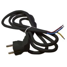 Flexo šňůra PVC 3x1,5 mm 3m černá
