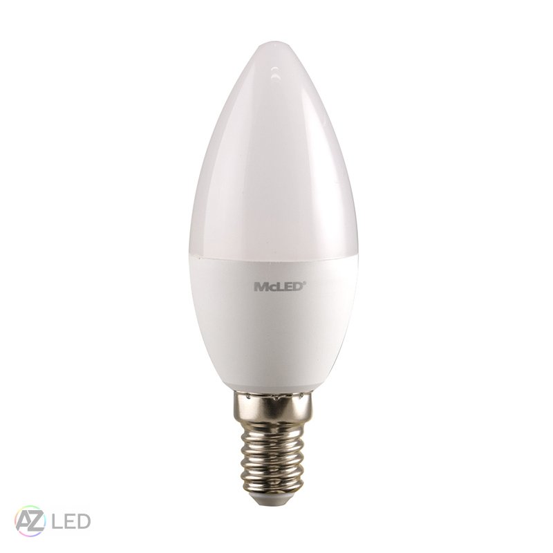 LED žárovka svíce 5,5W-40W 4000K 200° E14 matná