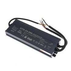 Trafo pro zapojení LED osvětlení 24V 500W UTD-24-500 voděodolné IP67