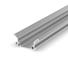 Pochozí LED profil - P11-3 rohový stříbrný