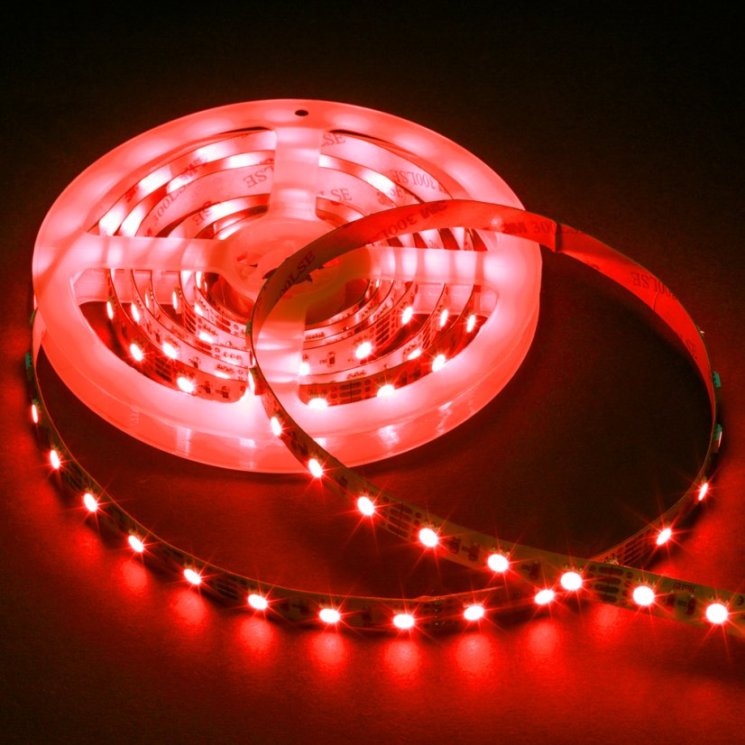 RGB LED pásek 14,4W 300SMD vnitřní červený RGB LED pásek 14,4W 300SMD vnitřní červený
