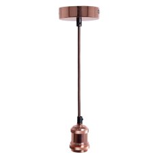 Objímka E27 / 1m / měděná - BH632H
