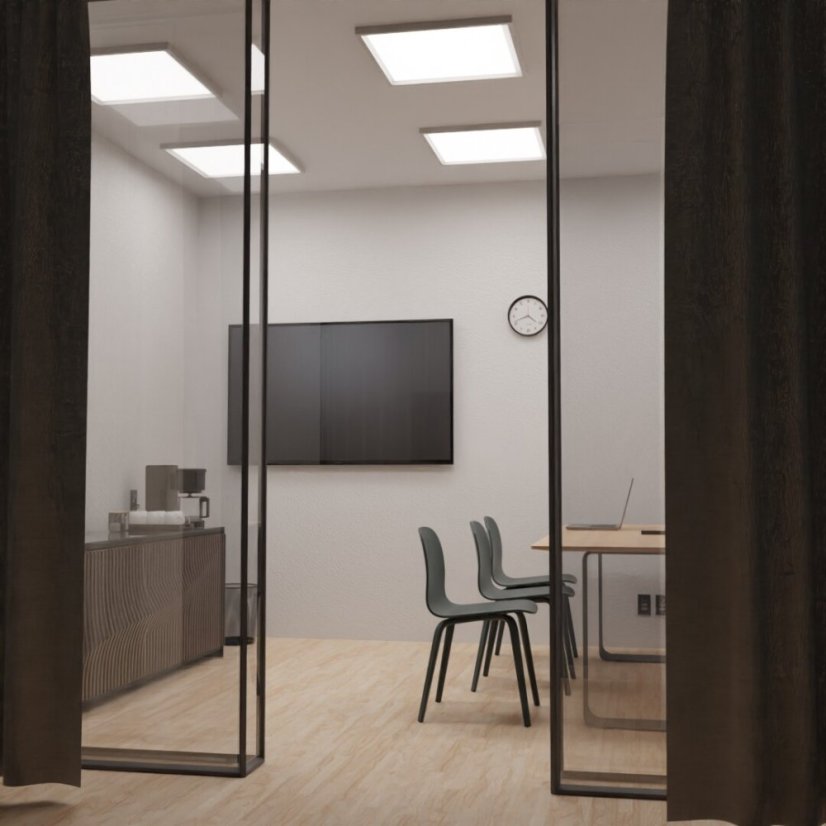 LED panel vestavný čtvercový bílý 230V 40W 60x60cm - Barva světla: Teplá bílá