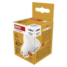 LED žárovka Emos Basic GU10 MR16 5,2W