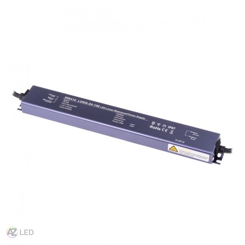Trafo pro zapojení LED osvětlení 24V 150W LONG IP67