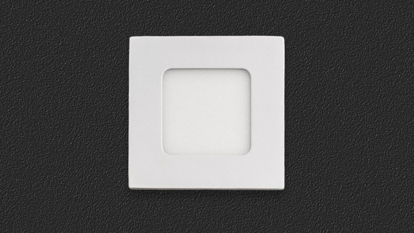 LED panel SQUARE BASIC 6W 6000 K studená bílá 120x120mm bílý