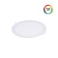 LED panel vestavný kulatý bílý 24V 18W RGBCCT 174mm