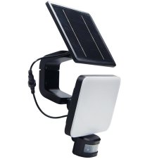 LED černé vnější solární svítidlo se senzorem 12W 3000K - 4100K - 6500K LS022