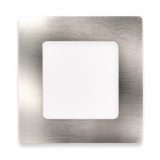 LED panel SQUARE BASIC 6W 120x120mm stříbrný