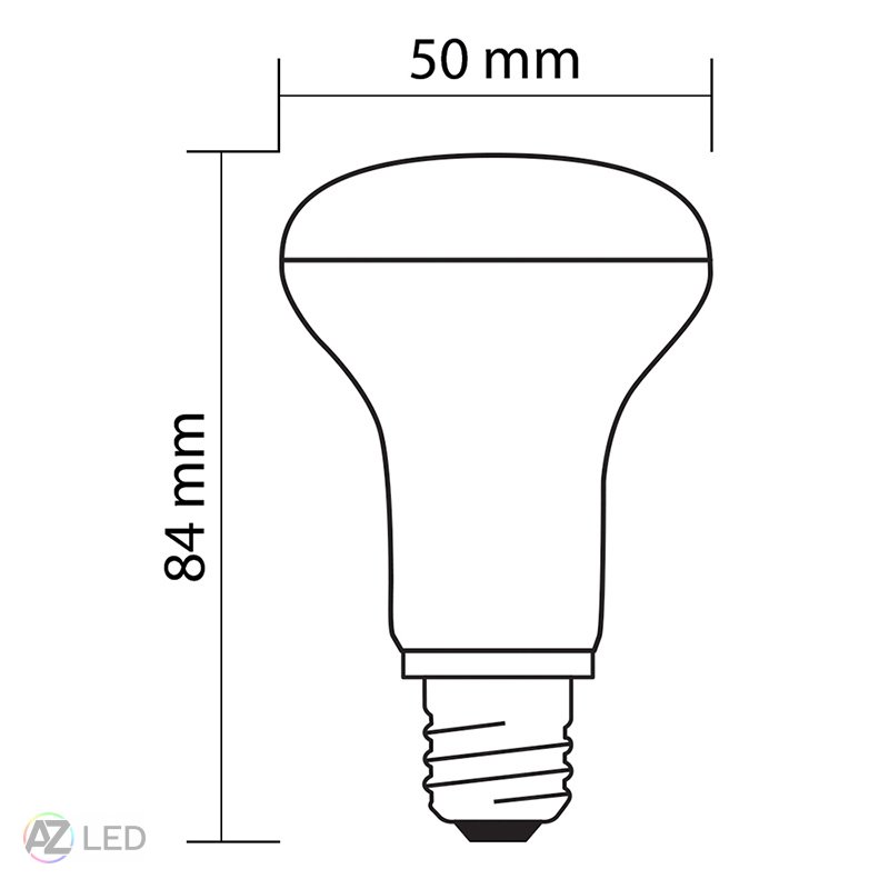 LED reflektorová žárovka 5,5W-40W 2700K 120° E14