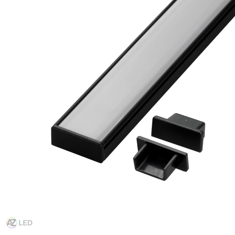 Nástěnný LED profil - N14 černý