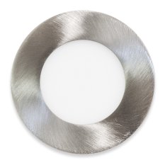 LED panel RONDO BASIC 3W 85mm stříbrný