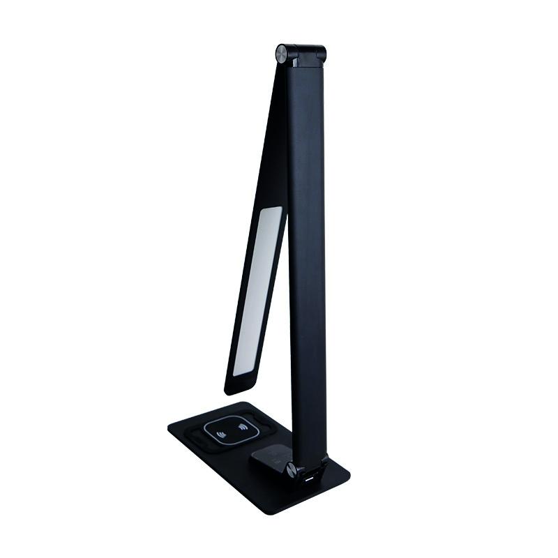 LED lampa JULIET stmívatelná s bezdrátovým nabíjením, časovačem a USB 12W