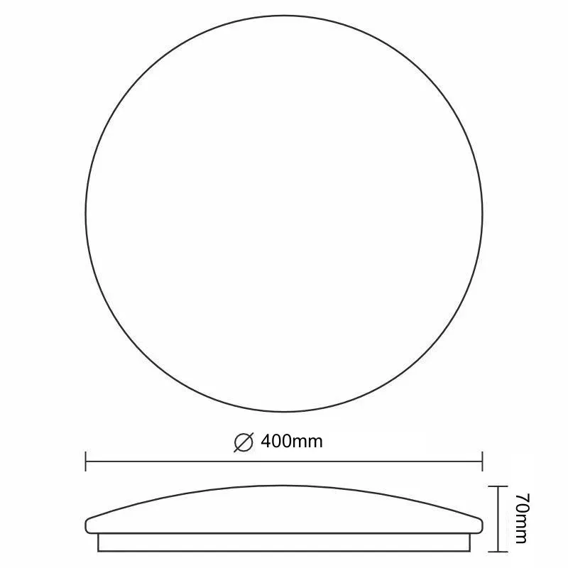LED svítidlo STAR + dálkový ovládač 36W - LCL534AU