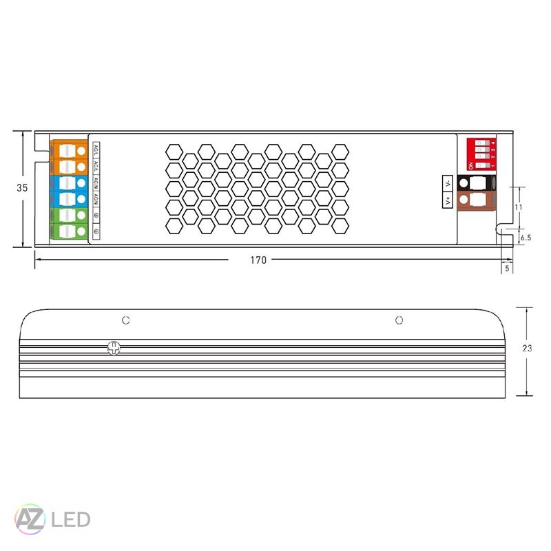 Trafo pro zapojení LED osvětlení INTELI 12V 60W vnitřní