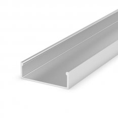 Nástěnný LED profil - NP13-1 široký stříbrný